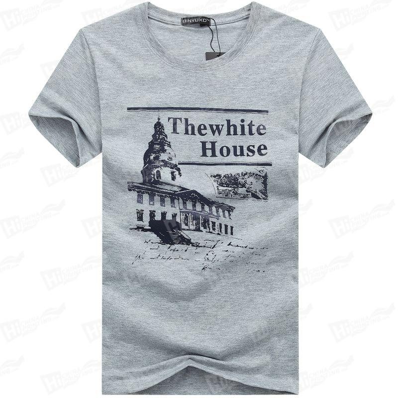 The White House-Silk Printed T-shirts Stock For Wholesale